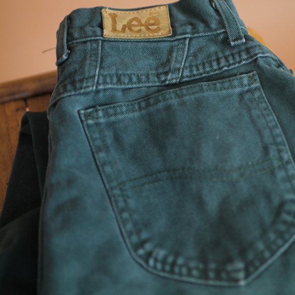 High Waisted Lee Mom Jeans